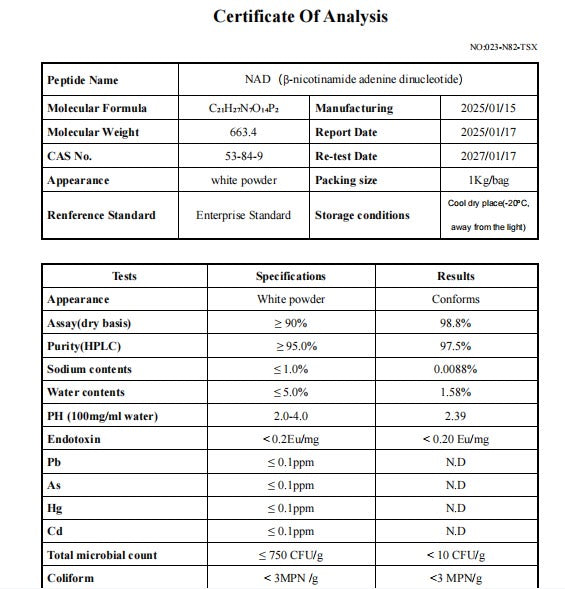 NAD+ (NICOTINAMIDE ADENINE DIN